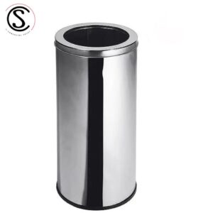 Basurero Acero Inoxidable tapa embudo 15 litros