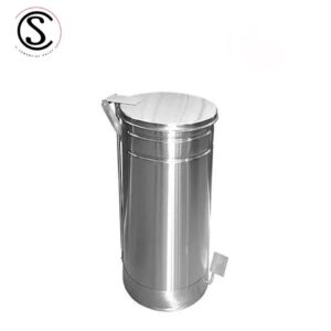 Basurero Acero Inoxidable capacidad 45 litros