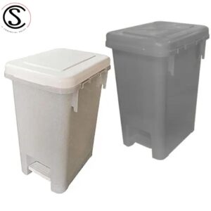 Basurero plastico con tapa y pedal 25 litros