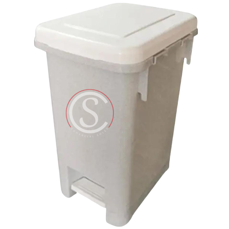 Basurero plastico con tapa y pedal 10 litros - Imagen 2
