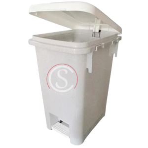 Basurero plastico con tapa y pedal 10 litros