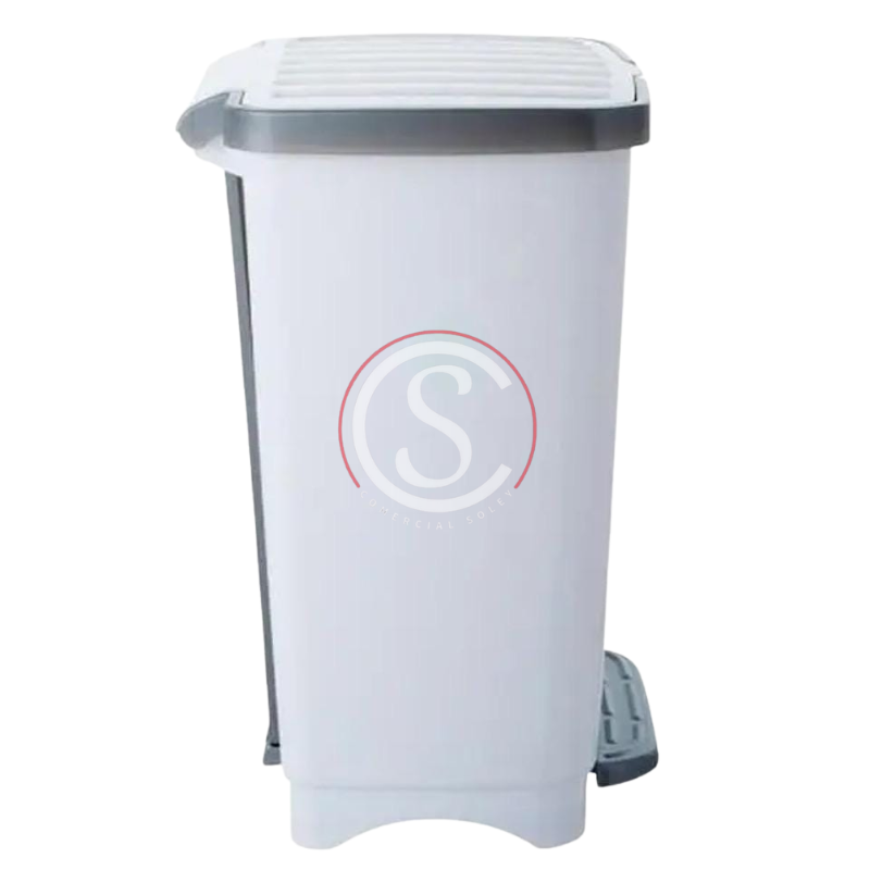 Basurero plastico con tapa y pedal 25 litros - Imagen 2