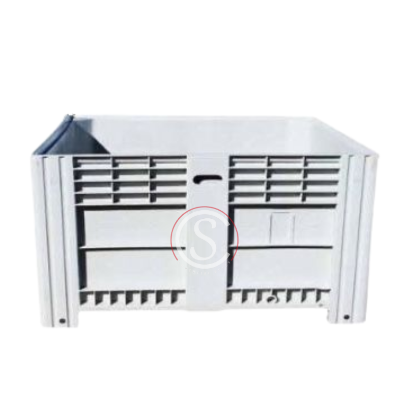Bins Plastico Industrial Cerrado 805 litros Gris