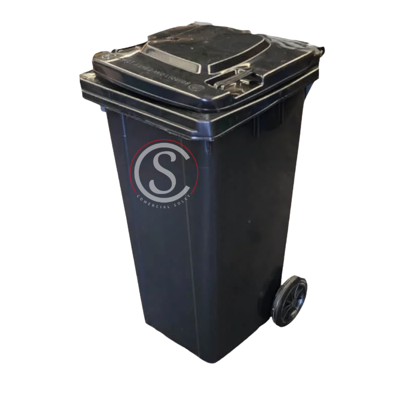 Contenedor de basura plástico 120 litros color Gris