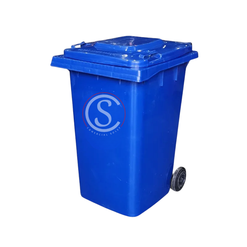Contenedor de basura plástico 360 litros color Azul