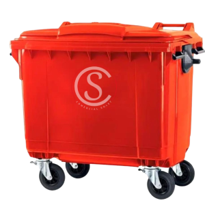 Contenedor de basura plastico 660 litros origen Importado Color  Rojo