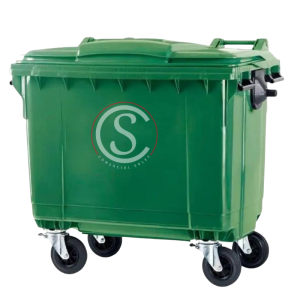 Contenedor de basura plastico 660 litros origen Importado Color Verde