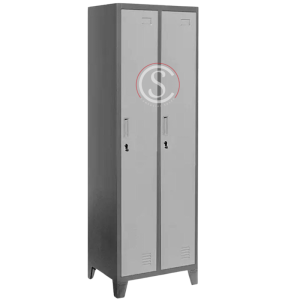 Lockers Metálico Industrial 2 cuerpos 2 puertas