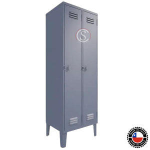 Lockers Metalico Nacional 2 Cuerpos 2 Puertas