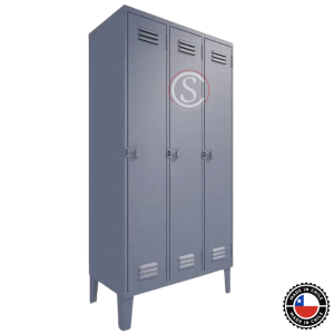 Lockers Metalico Nacional 3 Cuerpos 3 Puertas