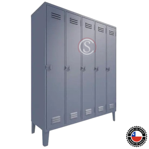 Lockers Metalico Nacional 5 Cuerpos 5 Puertas
