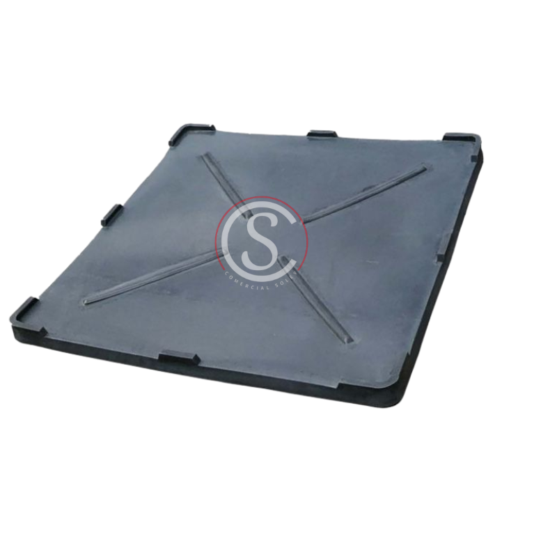Tapa Bins Plastico 805 litros no Apilable
