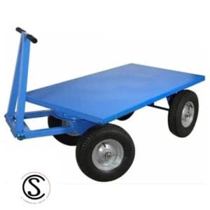 Carro Plano Metálico Ruedas Neumáticas