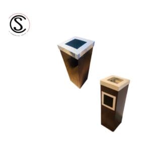 Basurero galvanizado