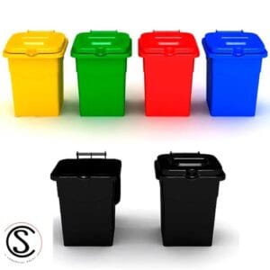 Basurero Plastico con tapa 50 litros