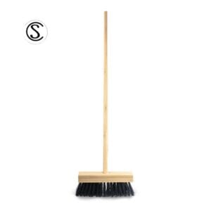 Escobillón municipal de 35cm con mango de madera