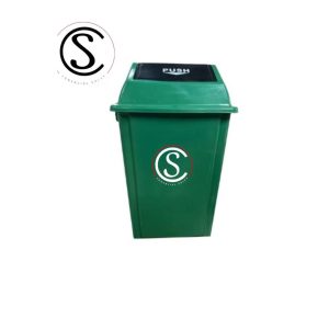 Basurero 20 Litros tapa Push Color Azul, Verde, Gris y Rojo