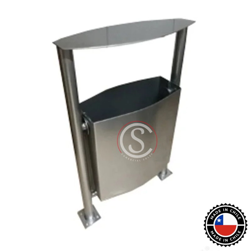 Basurero de Acero Inoxidable Liverpool 110 L