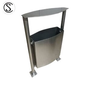 Basurero Liverpool en Acero Inox