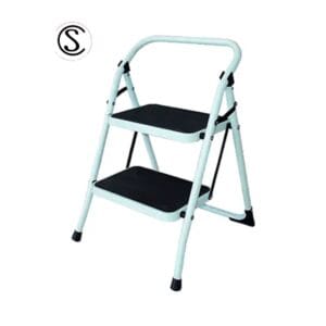 Taburete metálico 2 peldaños