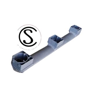 Traversa Plástica Para Bins PP Gris