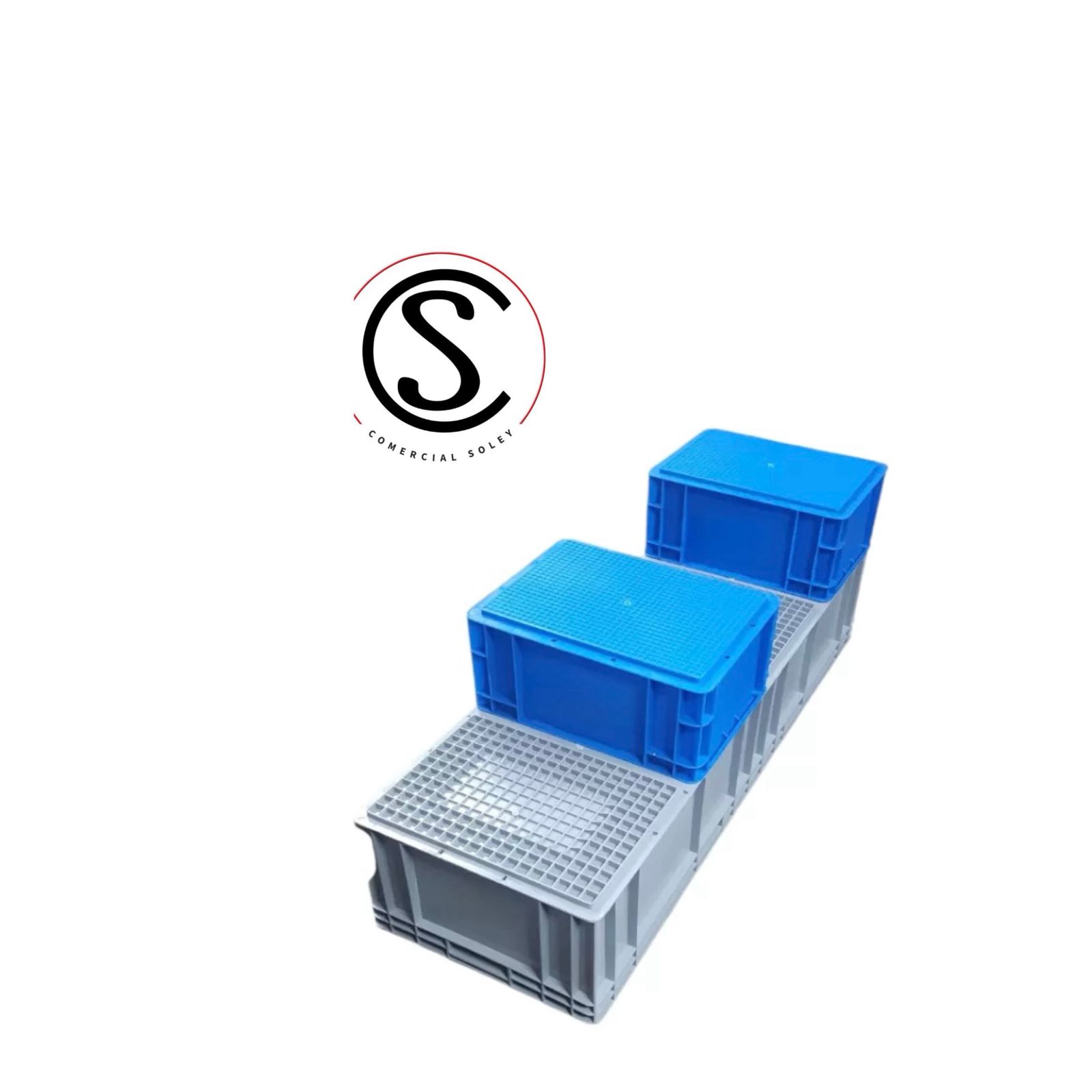 CAJA MULTIUSO IMP. LARGA GRIS 92 LTS 40X120X23 - Imagen 4