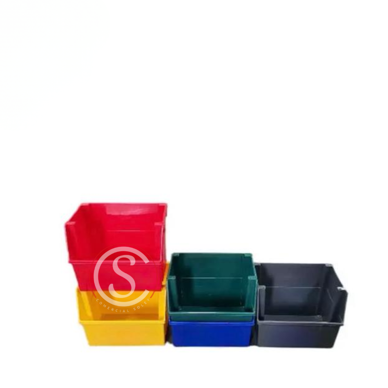 CONTENEDOR DE RECICLAJE MULTIUSO WENCO COLOR 45 LTS - Imagen 2