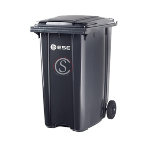 Contenedor de basura plastico Color Gris Oscuro 240 litros origen Aleman