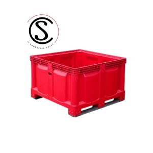 BINS INDUSTRIAL ROJO DE 857 LITROS