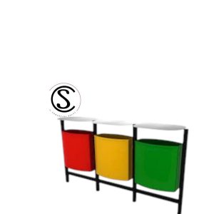 BASURERO URBANO TRIPLE LIVERPOOOL