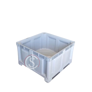 Bins Plastico Industrial Cerrado 857 litros Gris
