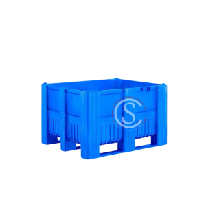 Bins Plastico Industrial Cerrado 610 litros Color Azul