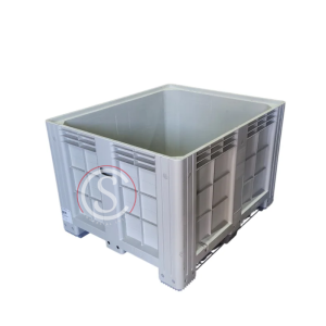 Bins Plastico Industrial Cerrado 620 litros Color Gris