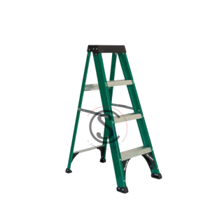 ESCALERA TIJERA FIBRA VIDRIO 4 PELDAÑOS