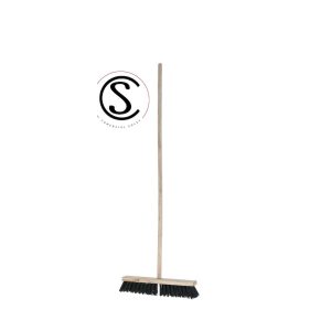 Escobillón municipal de 40cm con mango de madera