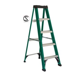 Escalera Tijera Fibra Vidrio 5 Peldaños