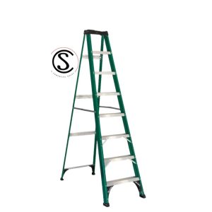 Escalera Tijera Fibra Vidrio 8 Peldaños