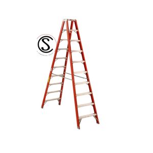 Escalera Tijera Fibra Vidrio doble acceso 10 Peldaños