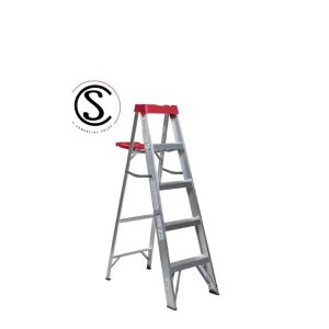 ESCALERA ALUMINIO TIJERA 5 PELDAÑOS