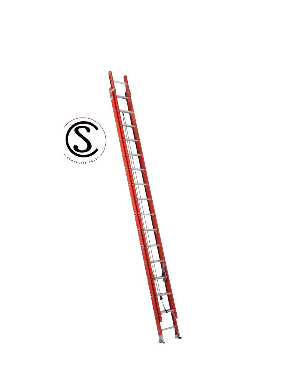 Escalera Telescópica Fibra Vidrio 32 Peldaños
