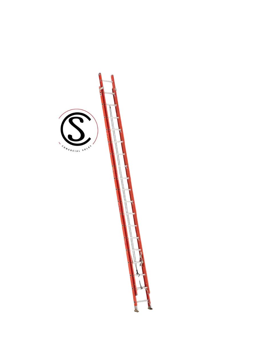 Escalera Telescópica Fibra Vidrio 40 Peldaños