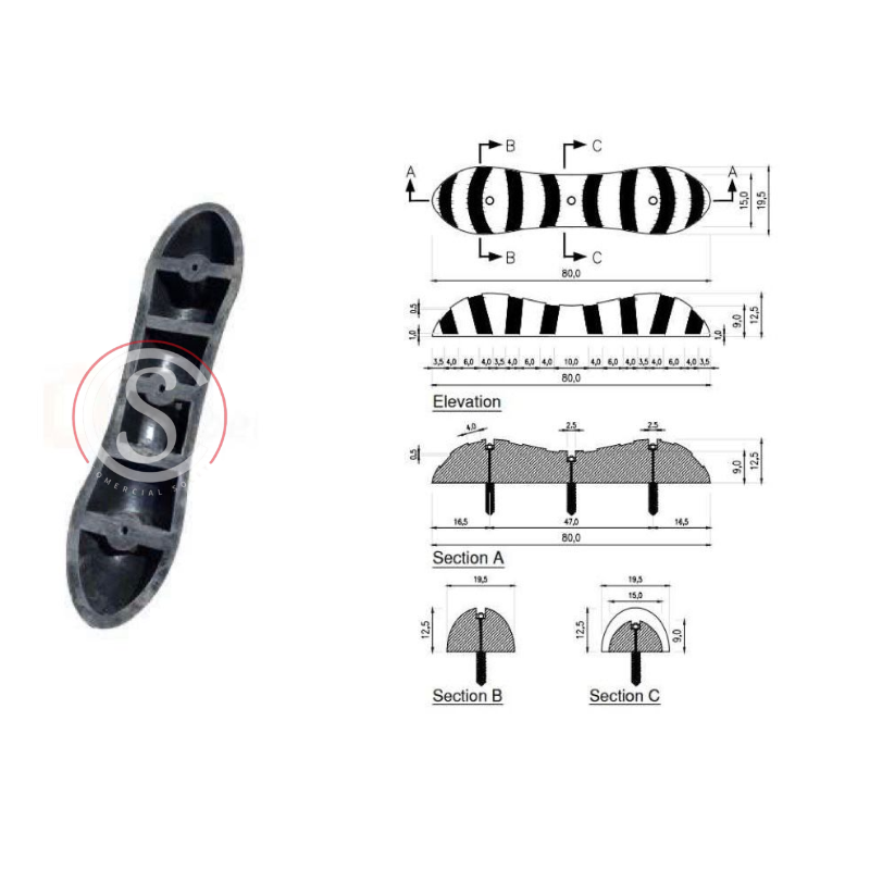 Canalizador Ciclovía Oruga - Imagen 2