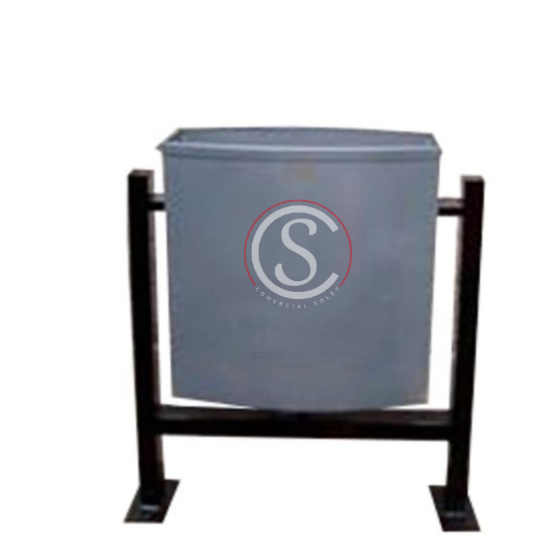 BASURERO URBANO GRIS LIVELPOOL 60 LITROS