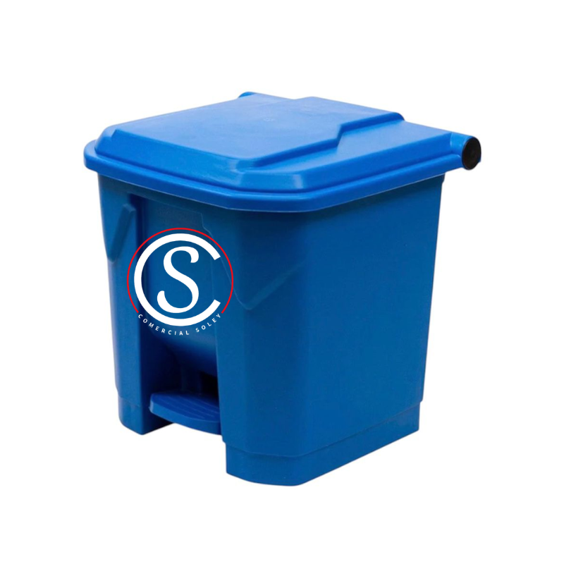 CONTENEDOR DE BASURA PLASTICO CAPRI 30 LITROS C/PEDAL