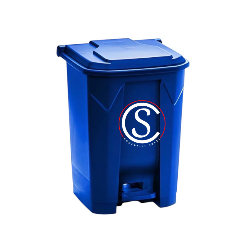 CONTENEDOR DE BASURA PLASTICO CAPRI 50 LITROS C/PEDAL
