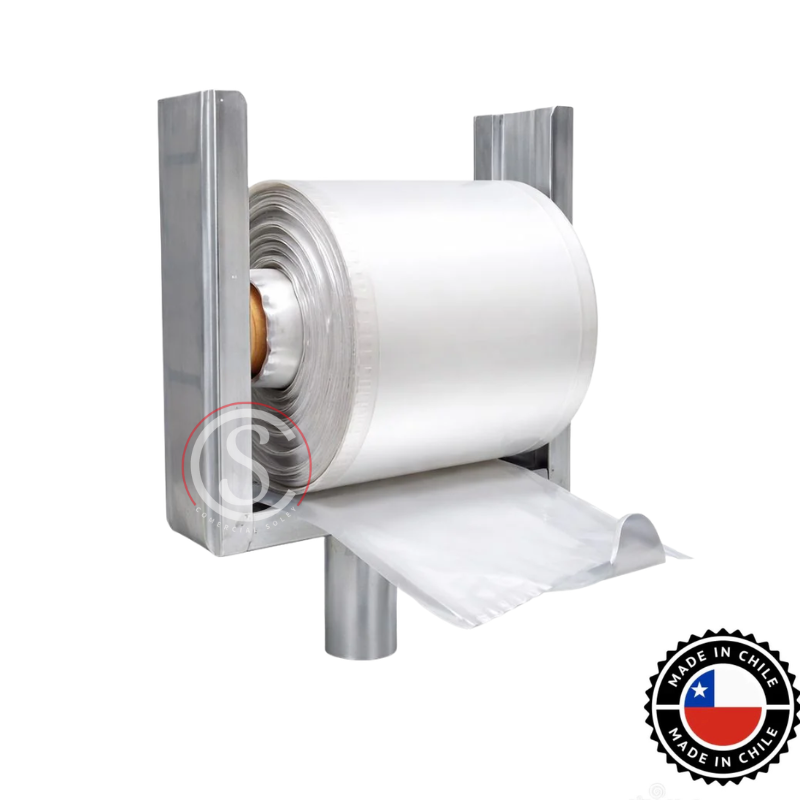 Dispensador  Pull Pack para Bolsas | Porta Rollos de Acero Inoxidable