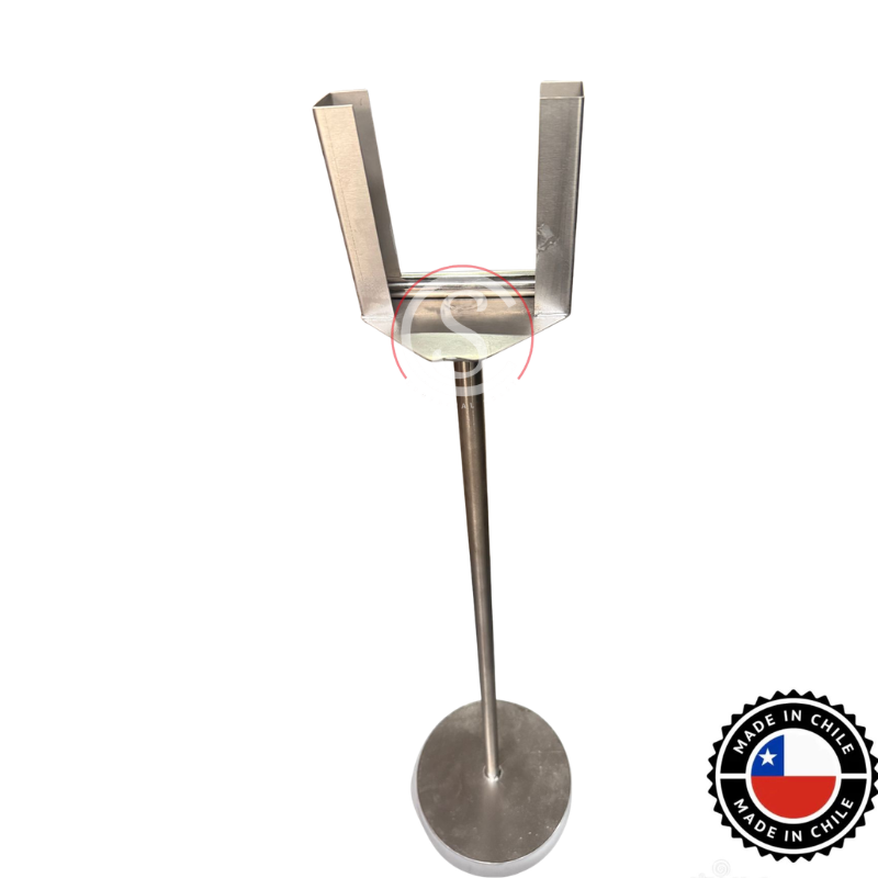 Dispensador Pedestal Pull Pack para Bolsas | Porta Rollos de Acero Inoxidable