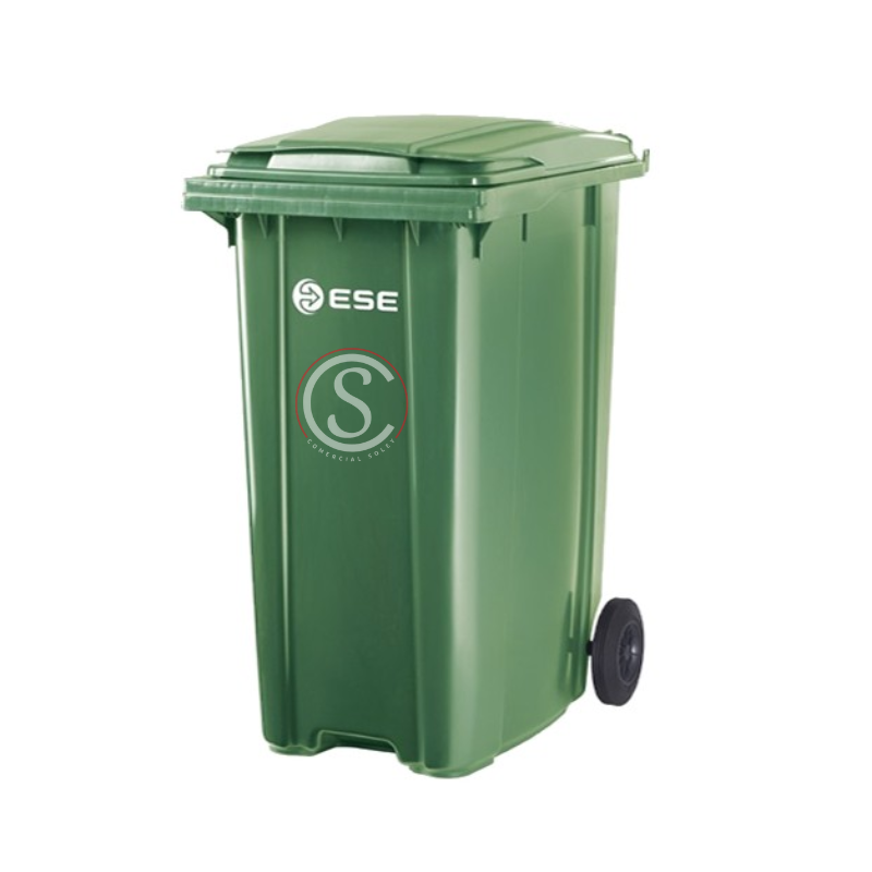 Contenedor de basura plastico Color Verde 240 litros origen Aleman